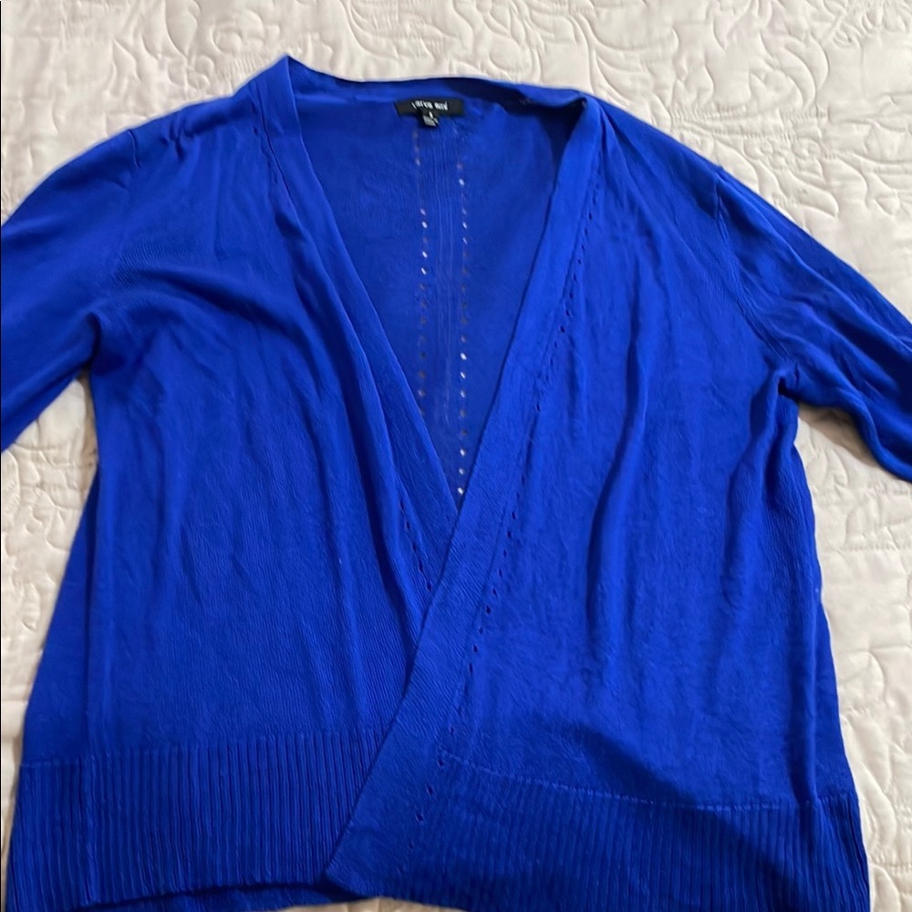 Verve Ami Women's Royal Blue Cardigan